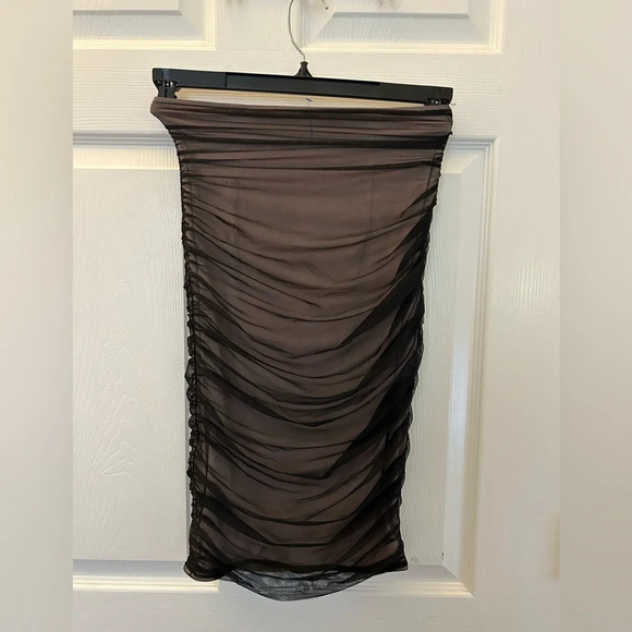 House of CB Dresses & Skirts - house of cb ruched skirt black